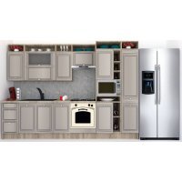 Bucatarie LEEA ART FRONT MDF FRESCO 320C K002 / decor 227