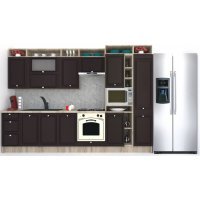 Bucatarie LEEA ART FRONT MDF SPARX 320C K002 / decor 244