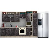 Bucatarie LEEA ART FRONT MDF SPARX 320C K002 / decor 267