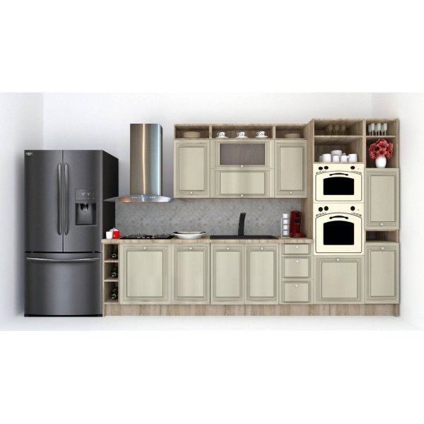 Bucatarie LEEA ART FRONT MDF CANYON 340A DR. K002 / decor 161