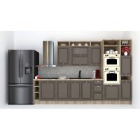 Bucatarie LEEA ART FRONT MDF CANYON 340A DR. K002 / decor 218