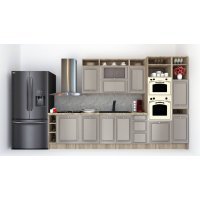 Bucatarie LEEA ART FRONT MDF CANYON 340A DR. K002 / decor 210