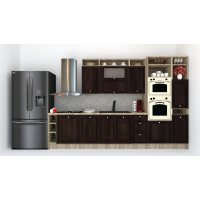 Bucatarie LEEA ART FRONT MDF CANYON 340A DR. K002 / decor 244