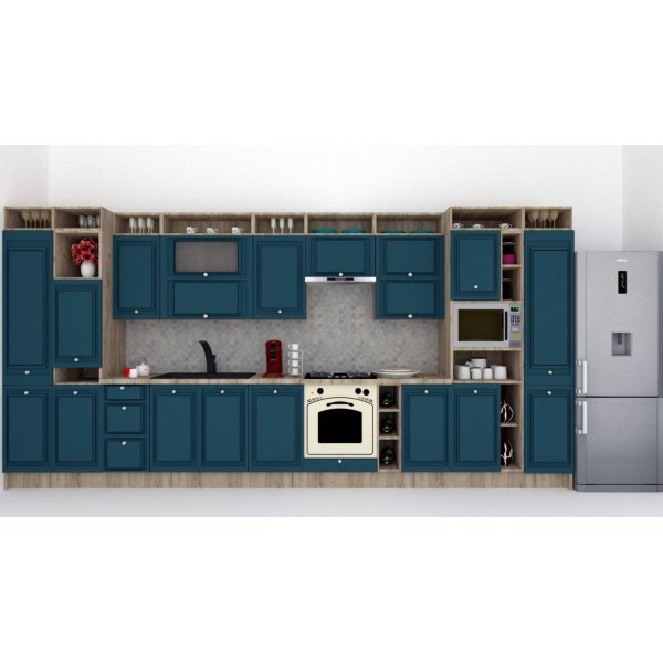 Bucatarie LEEA ART FRONT MDF PORTAL 460A K002 / decor 259