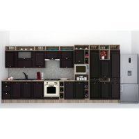 Bucatarie LEEA ART FRONT MDF REGULARNY 460B K002 / decor 225 Bucatarie LEEA ART FRONT MDF REGULARNY 460B K002 / decor 225