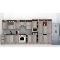 Bucatarie LEEA ART FRONT MDF REGULARNY 460B K002 / decor 227 Bucatarie LEEA ART FRONT MDF REGULARNY 460B K002 / decor 227