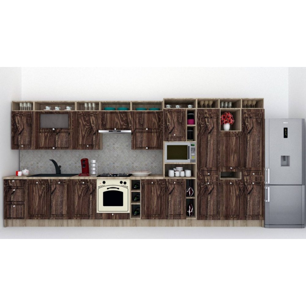 Bucatarie LEEA ART FRONT MDF REGULARNY 460B K002 / decor 264 Bucatarie LEEA ART FRONT MDF REGULARNY 460B K002 / decor 264