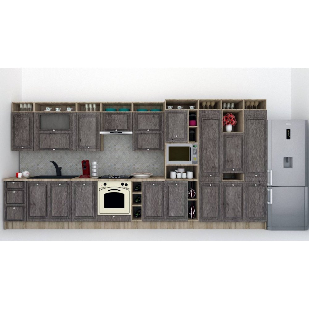 Bucatarie LEEA ART FRONT MDF OLDER 460B K002 / decor 247