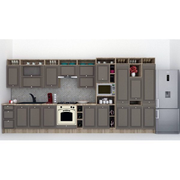 Bucatarie LEEA ART FRONT MDF OLDER 460B K002 / decor 265