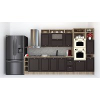 Bucatarie LEEA ART FRONT MDF STILE 340A DR. K002 / decor 258