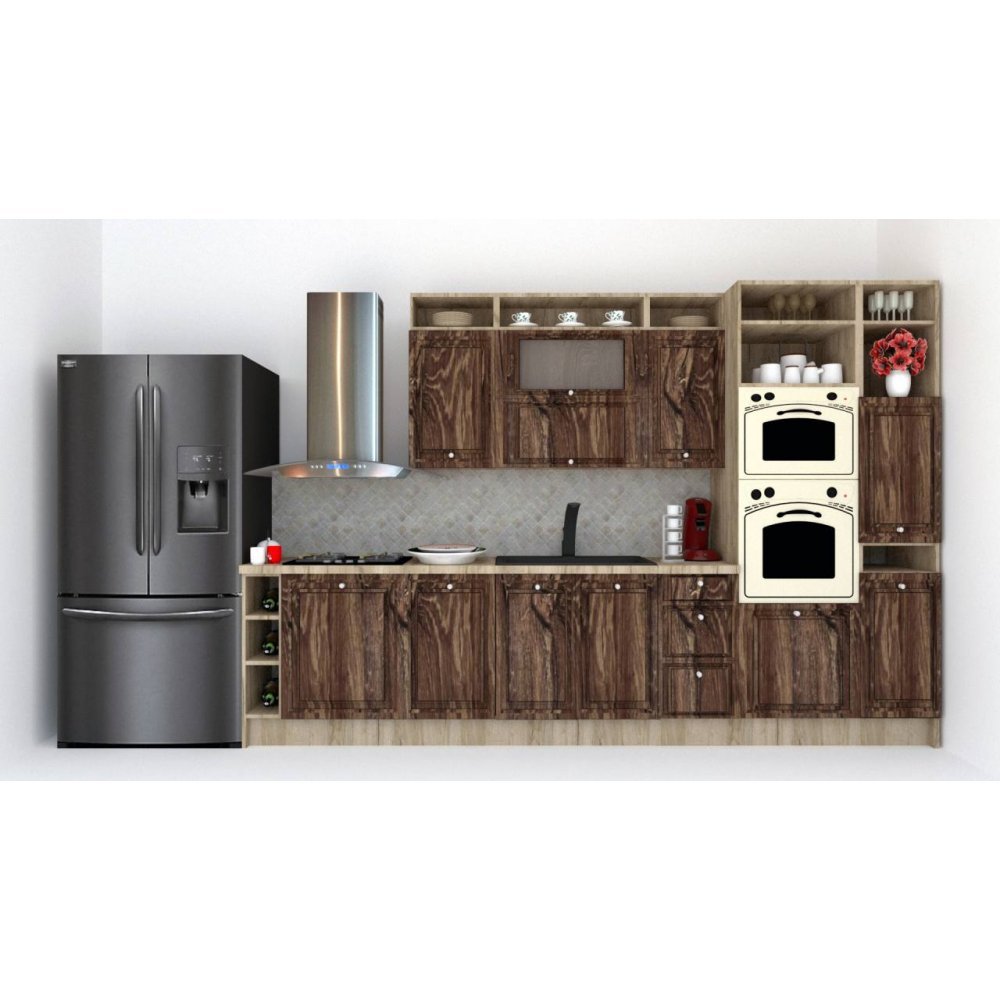 Bucatarie LEEA ART FRONT MDF STILE 340A DR. K002 / decor 264