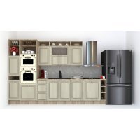 Bucatarie LEEA ART FRONT MDF STILE 340A ST. K002 / decor 161