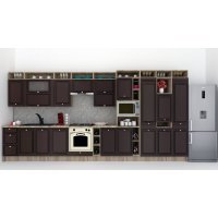 Bucatarie LEEA ART FRONT MDF PORTAL 460B K002 / decor 176