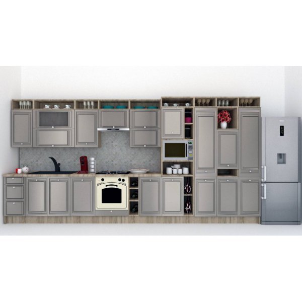 Bucatarie LEEA ART FRONT MDF PORTAL 460B K002 / decor 210