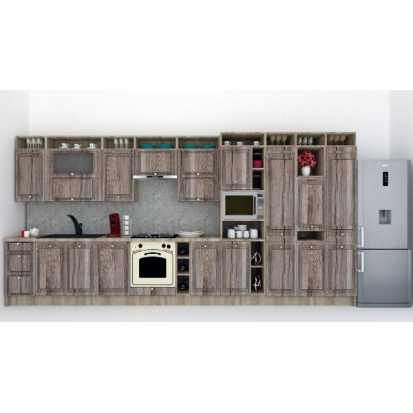 Bucatarie LEEA ART FRONT MDF PORTAL 460B K002 / decor 213