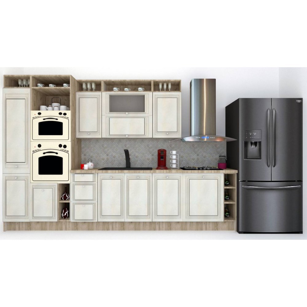 Bucatarie LEEA ART FRONT MDF ELBA 340B K002 / decor 102