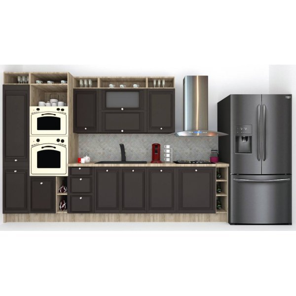 Bucatarie LEEA ART FRONT MDF ELBA 340B K002 / decor 258