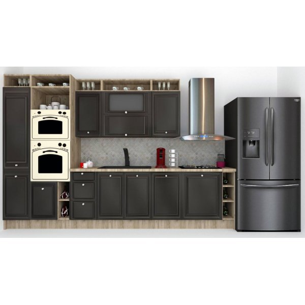 Bucatarie LEEA ART FRONT MDF ELBA 340B K002 / decor 266