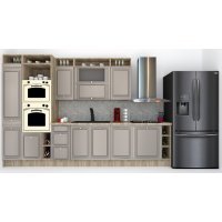 Bucatarie LEEA ART FRONT MDF FRESCO 340B K002 / decor 210 Bucatarie LEEA ART FRONT MDF FRESCO 340B K002 / decor 210