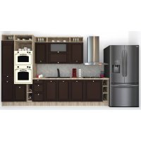 Bucatarie LEEA ART FRONT MDF FRESCO 340B K002 / decor 244