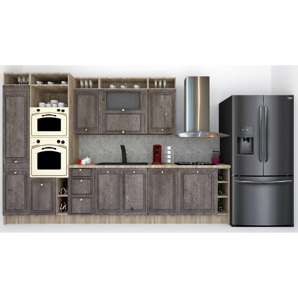 Bucatarie LEEA ART FRONT MDF FRESCO 340B K002 / decor 247