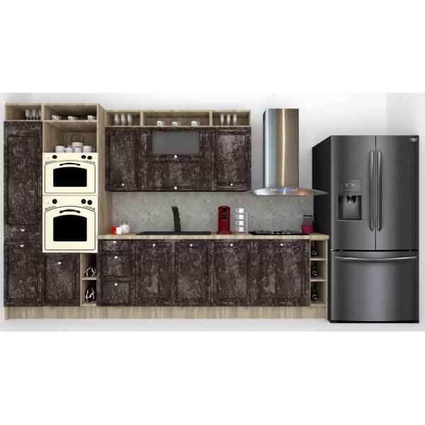 Bucatarie LEEA ART FRONT MDF FRESCO 340B K002 / decor 267