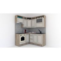 Bucatarie de Colt LEEA ART CORNER FRONT MDF PORTAL 160-180 ST. K002 / decor 102