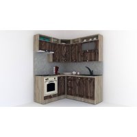 Bucatarie de Colt LEEA ART CORNER FRONT MDF REGULARNY 160-180 ST. K002 / decor 264