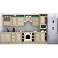 Bucatarie LEEA ART FRONT MDF STILE 360 K002 / decor 243