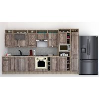 Bucatarie LEEA ART FRONT MDF ELBA 380 K002 / decor 213