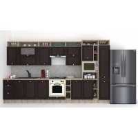 Bucatarie LEEA ART FRONT MDF ELBA 380 K002 / decor 244