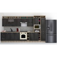 Bucatarie LEEA ART FRONT MDF ELBA 380 K002 / decor 266