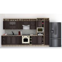 Bucatarie LEEA ART FRONT MDF FRESCO 380 K002 / decor 176