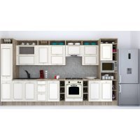 Bucatarie LEEA ART FRONT MDF CANYON 400 K002 / decor 242