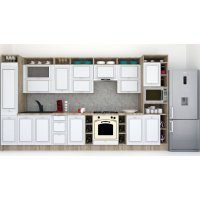 Bucatarie LEEA ART FRONT MDF CANYON 400 K002 / decor 263