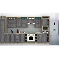 Bucatarie LEEA ART FRONT MDF ELBA 400 K002 / decor 247