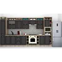 Bucatarie LEEA ART FRONT MDF ELBA 400 K002 / decor 258