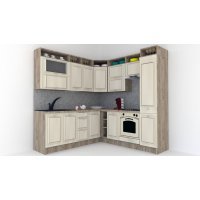 Bucatarie de Colt LEEA ART CORNER FRONT MDF OLDER 220-220 A DR. K002 / decor 242