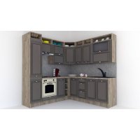Bucatarie de Colt LEEA ART CORNER FRONT MDF OLDER 220-220 A ST. K002 / decor 265