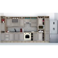 Bucatarie LEEA ART FRONT MDF CANYON 420 K002 / decor 210