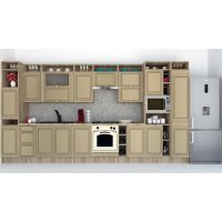 Bucatarie LEEA ART FRONT MDF FRESCO 420 K002 / decor 243