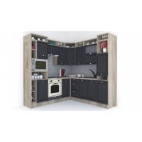 Bucatarie de Colt LEEA ART CORNER FRONT MDF ROSA 220-220 B ST. K002 / decor 258 Bucatarie de Colt LEEA ART CORNER FRONT MDF ROSA 220-220 B ST. K002 / decor 258