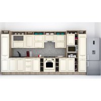 Bucatarie LEEA ART FRONT MDF CANYON 440 K002 / decor 242