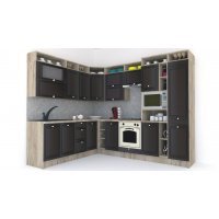 Bucatarie de Colt LEEA ART CORNER FRONT MDF OLDER 220-280 DR. K002 / decor 176