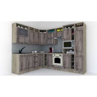 Bucatarie de Colt LEEA ART CORNER FRONT MDF OLDER 220-280 DR. K002 / decor 213