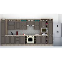 Bucatarie LEEA ART FRONT MDF FRESCO 440 K002 / decor 218