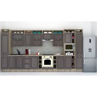 Bucatarie LEEA ART FRONT MDF FRESCO 440 K002 / decor 247