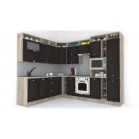 Bucatarie de Colt LEEA ART CORNER FRONT MDF OLDER 220-280 DR. K002 / decor 244