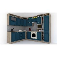 Bucatarie de Colt LEEA ART CORNER FRONT MDF OLDER 220-280 DR. K002 / decor 259