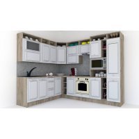 Bucatarie de Colt LEEA ART CORNER FRONT MDF OLDER 220-280 DR. K002 / decor 263